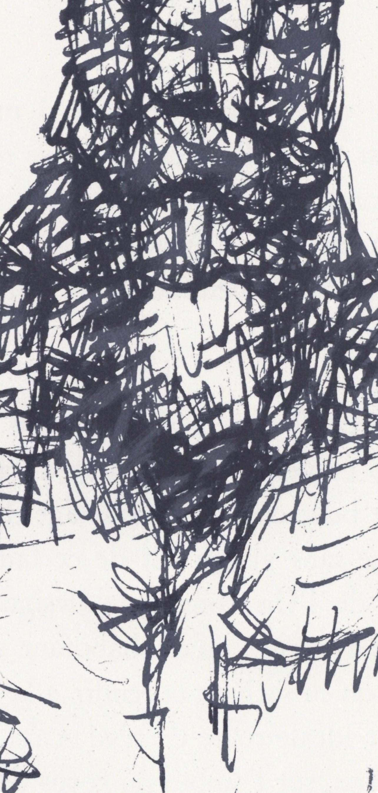 Raoul Ubac, Composition, Derrire Le Miroir, Lithograph