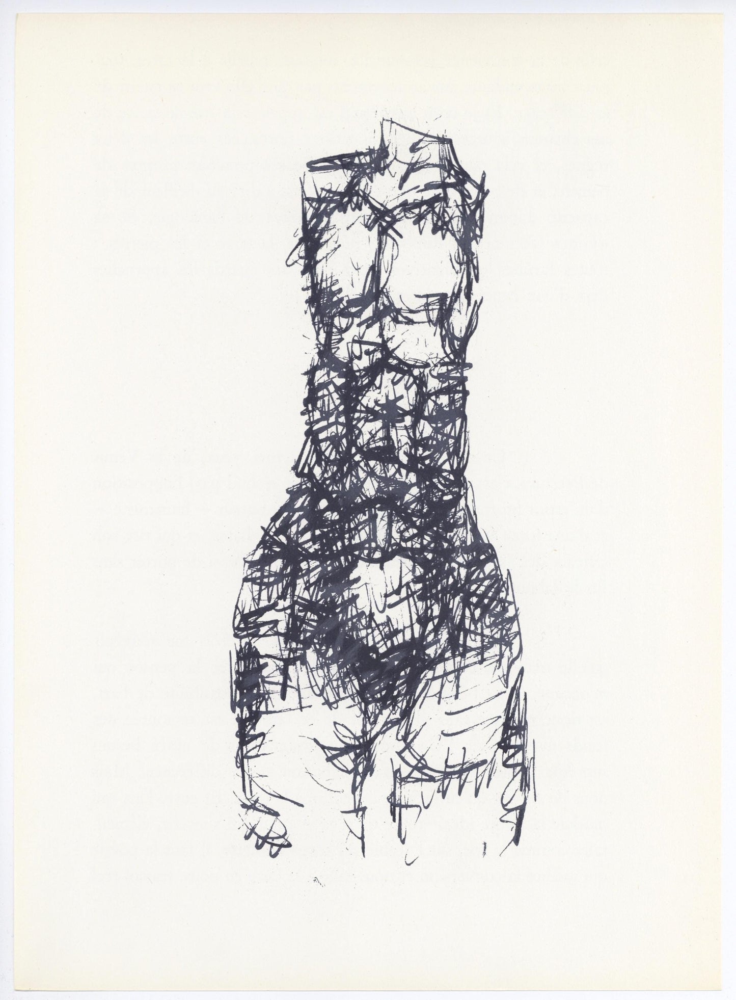 Raoul Ubac, Composition, Derrire Le Miroir, Lithograph