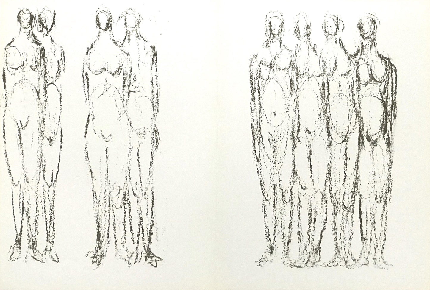 Raoul Ubac, Composition, Derrire Le Miroir, Lithograph