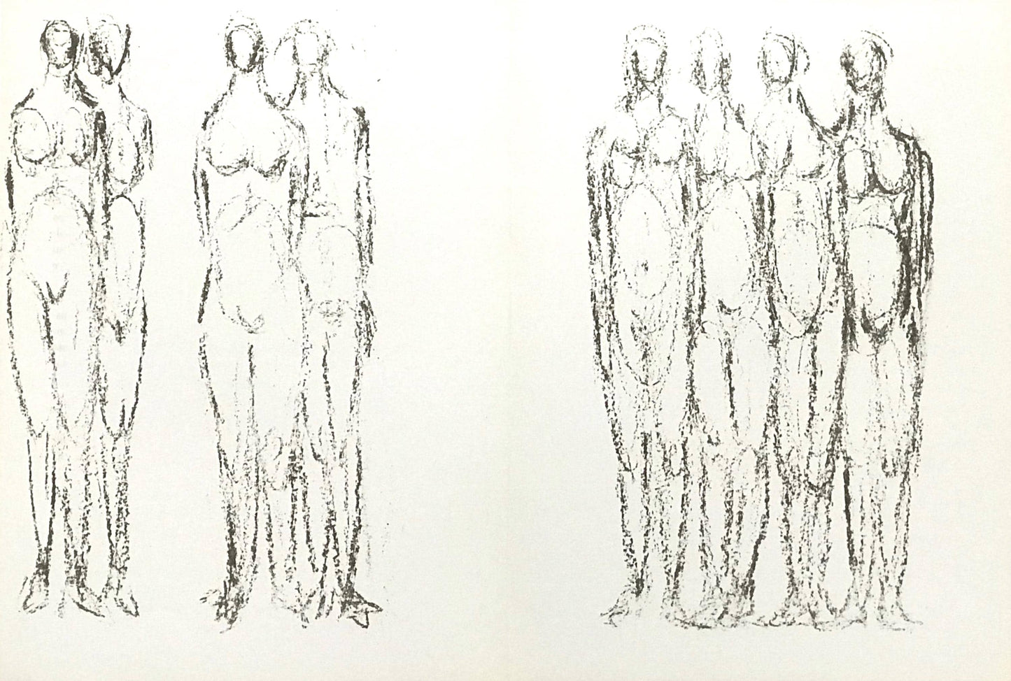 Raoul Ubac, Composition, Derrire Le Miroir, Lithograph