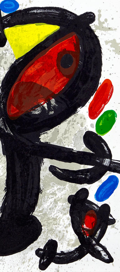 Joan Mir, Composition, Derrire Le Miroir, Lithograph