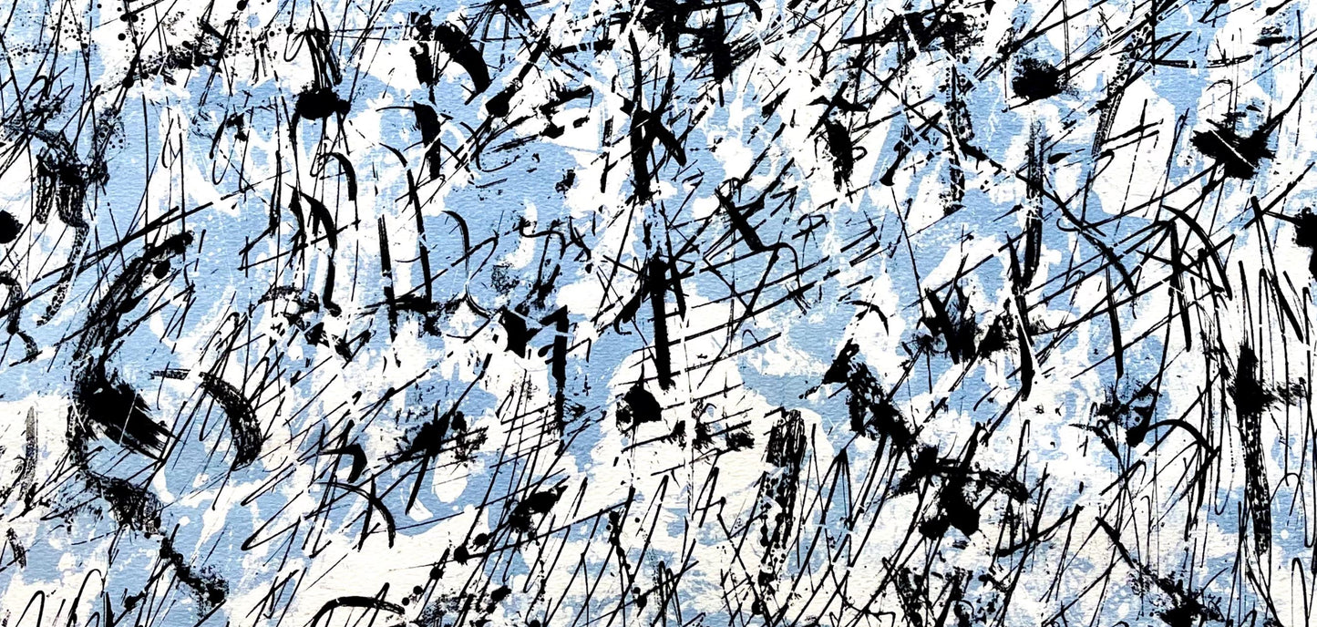 Franois Fiedler, Composition, Derrire Le Miroir, Lithograph