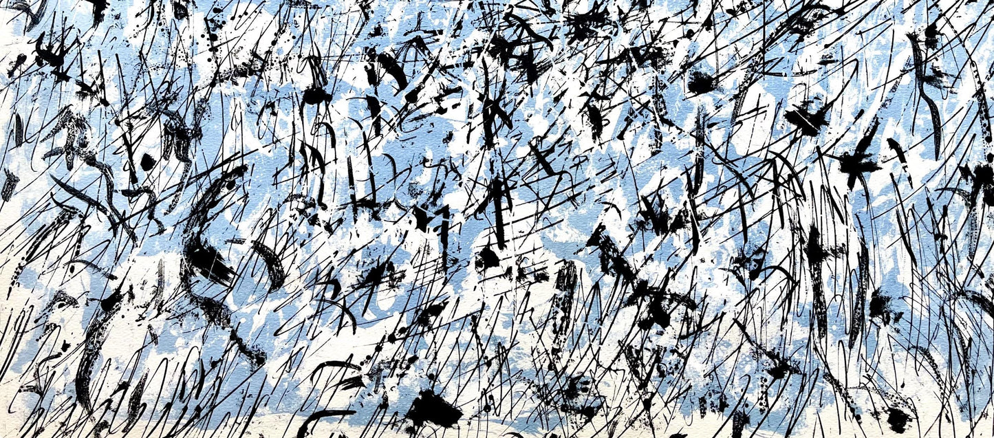 Franois Fiedler, Composition, Derrire Le Miroir, Lithograph