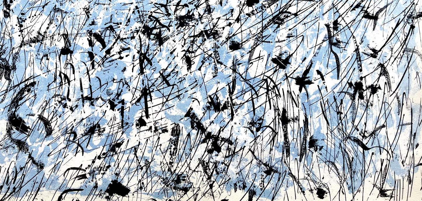 Franois Fiedler, Composition, Derrire Le Miroir, Lithograph