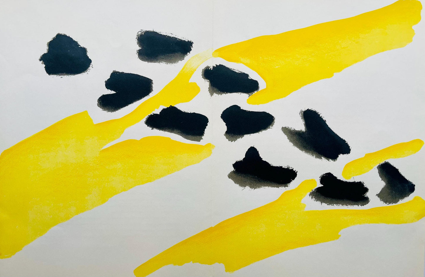 Pierre Tal-Coat, Composition, Derrire Le Miroir, Lithograph