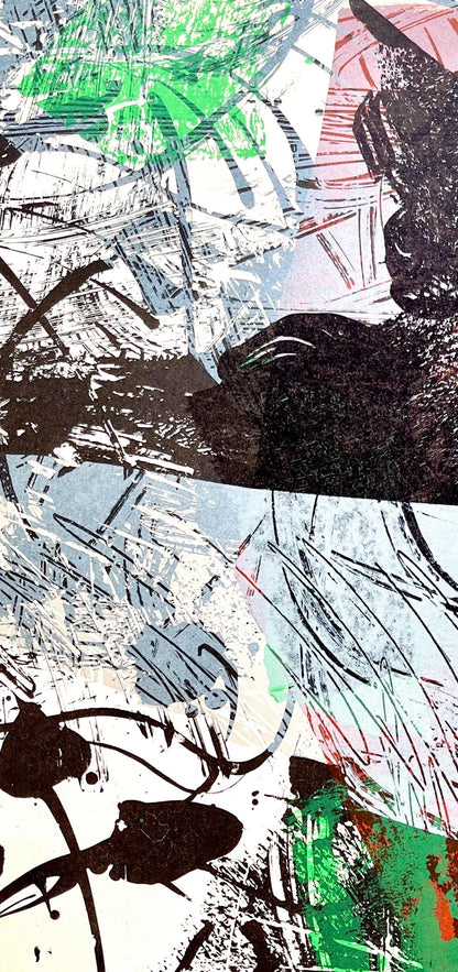 Jean-Paul Riopelle, Composition, Derrire Le Miroir, Lithograph