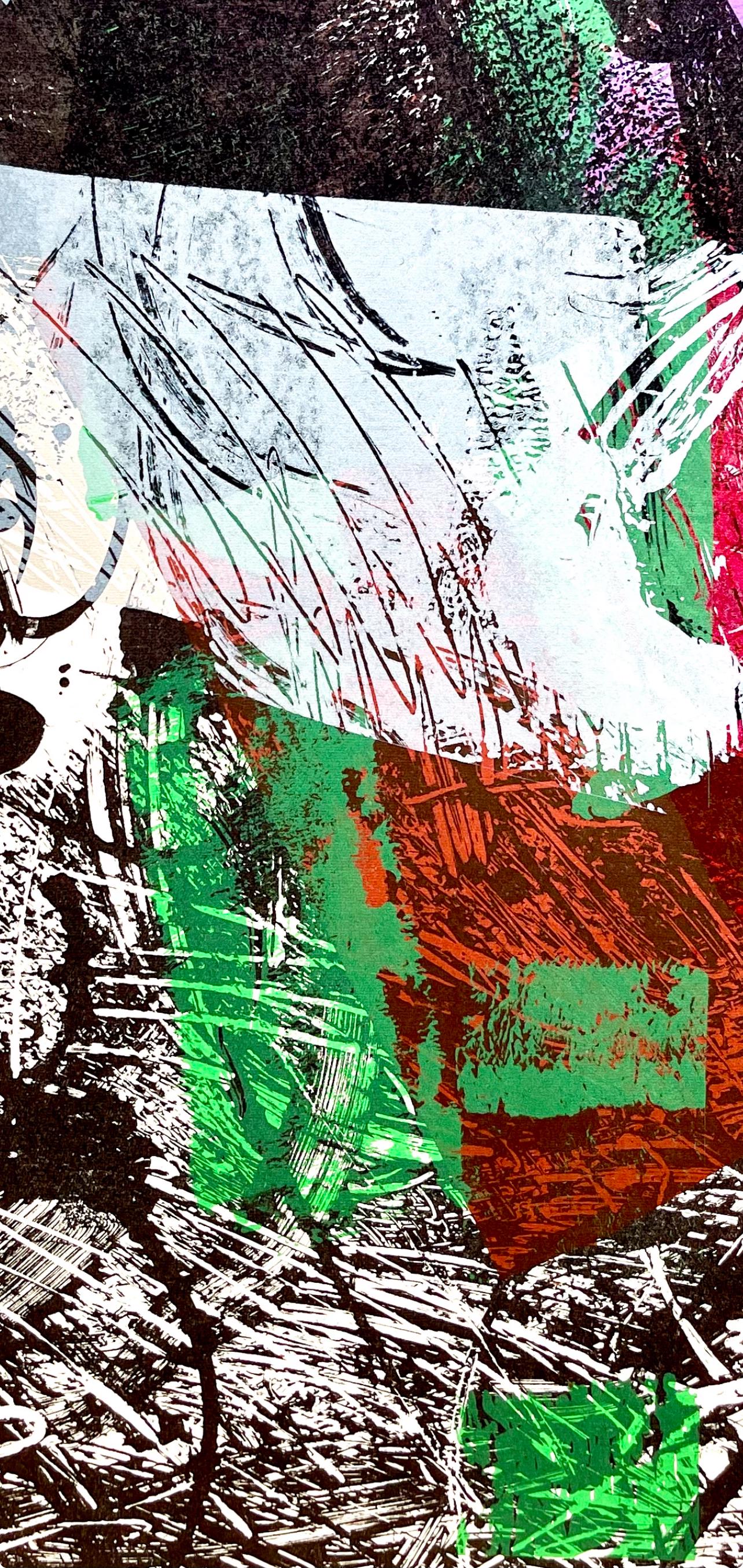 Jean-Paul Riopelle, Composition, Derrire Le Miroir, Lithograph