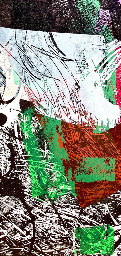 Jean-Paul Riopelle, Composition, Derrire Le Miroir, Lithograph