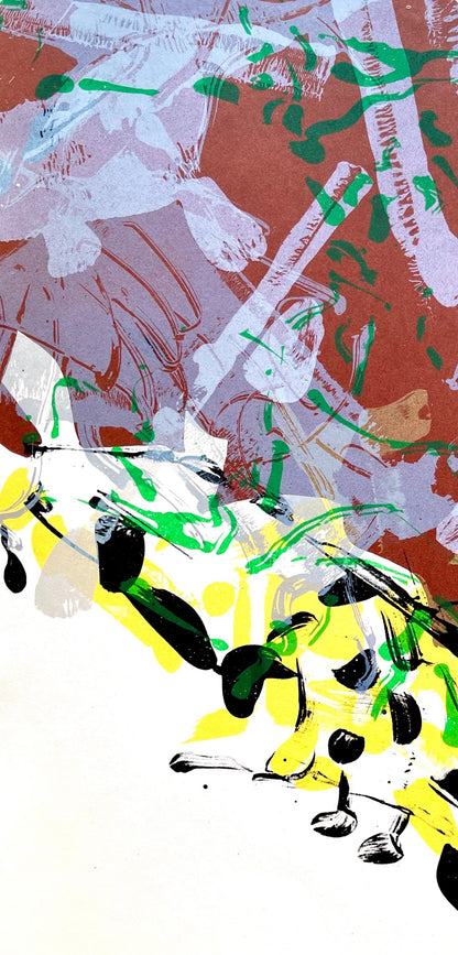 Jean-Paul Riopelle, Composition, Derrire Le Miroir, Lithograph