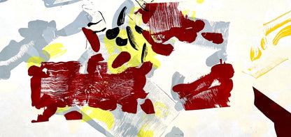 Jean-Paul Riopelle, Composition, Derrire Le Miroir, Lithograph