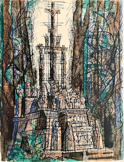 Marcel Gromaire, Composition, Loge De Gromaire, Lithograph