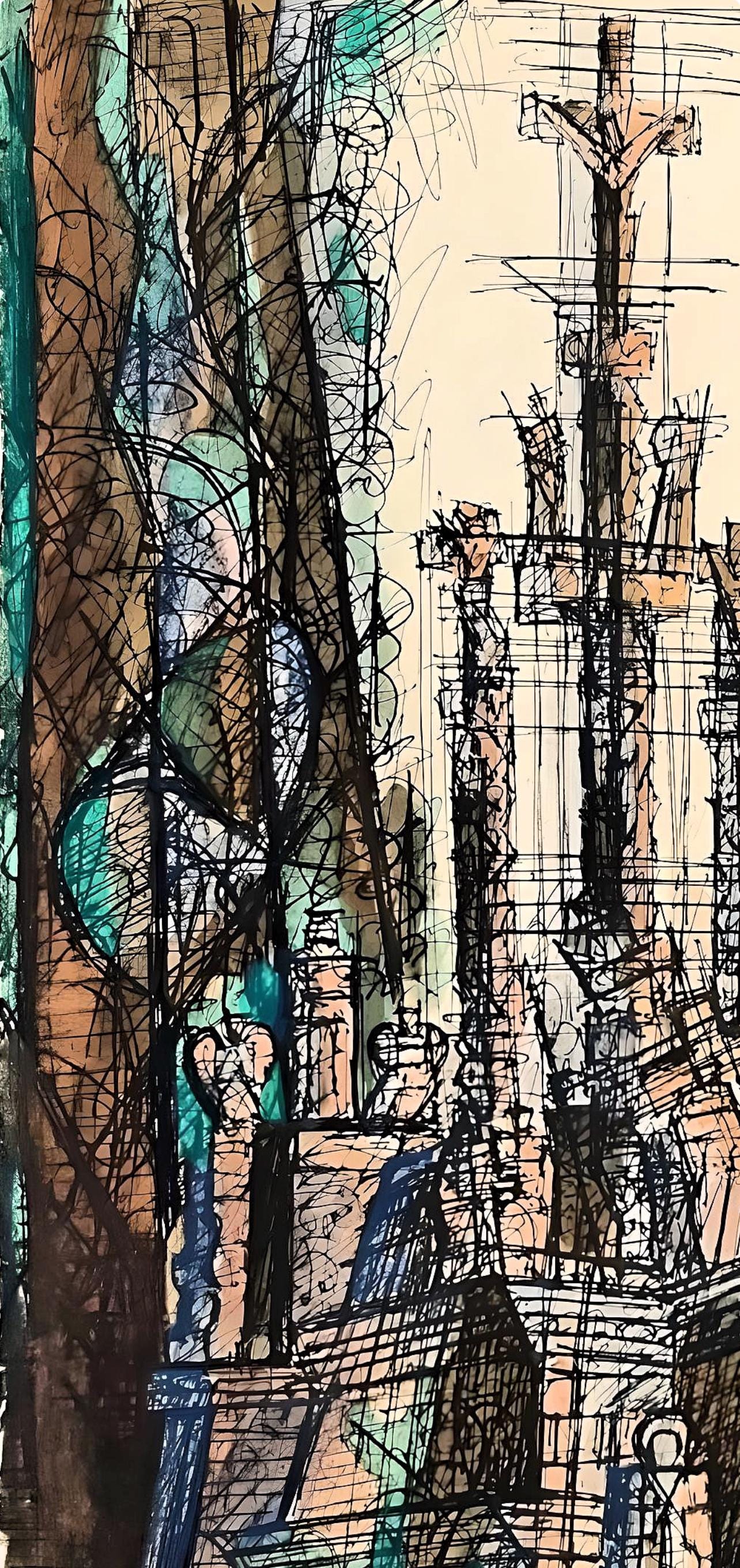 Marcel Gromaire, Composition, Loge De Gromaire, Lithograph