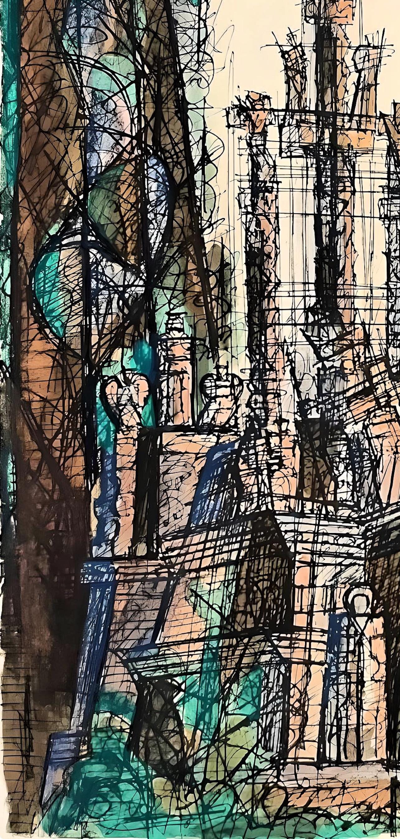 Marcel Gromaire, Composition, Loge De Gromaire, Lithograph