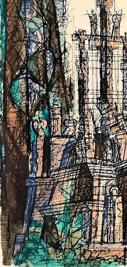 Marcel Gromaire, Composition, Loge De Gromaire, Lithograph