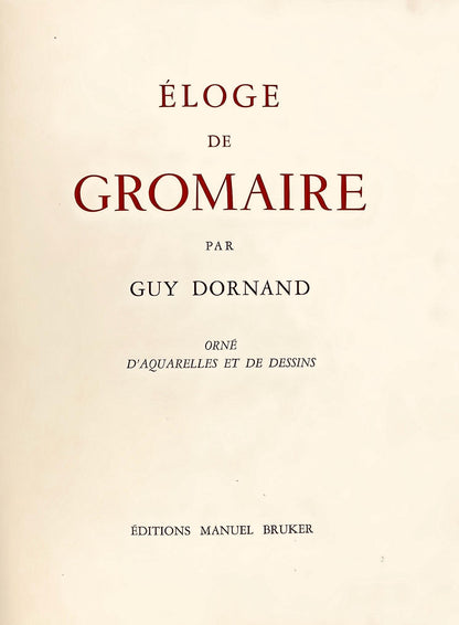 Marcel Gromaire, Composition, Loge De Gromaire, Lithograph