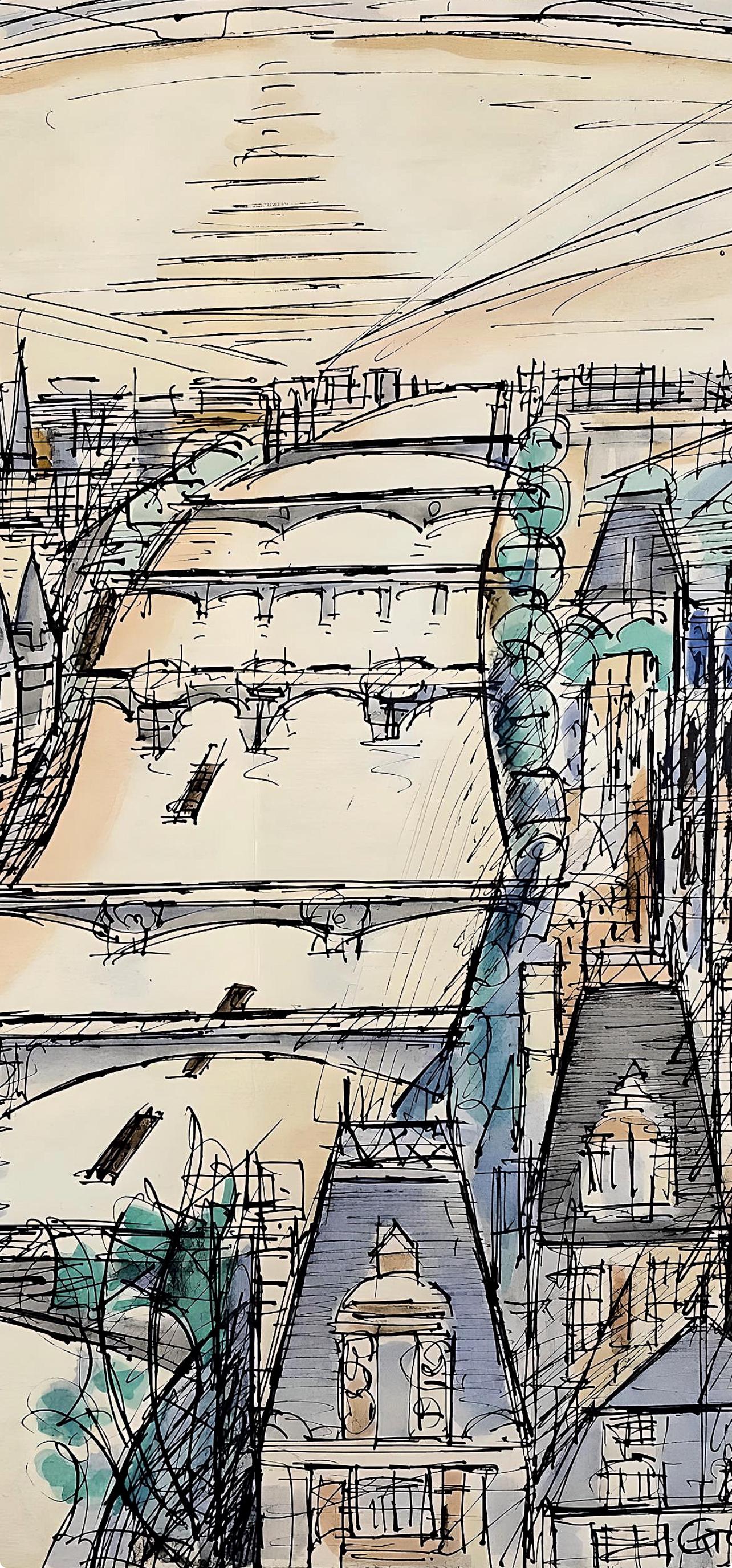 Marcel Gromaire, Composition, Loge De Gromaire, Lithograph