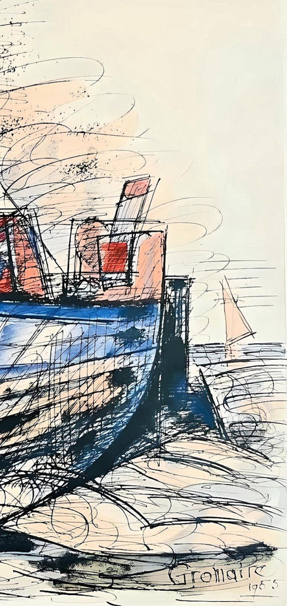 Marcel Gromaire, Composition, Loge De Gromaire, Lithograph