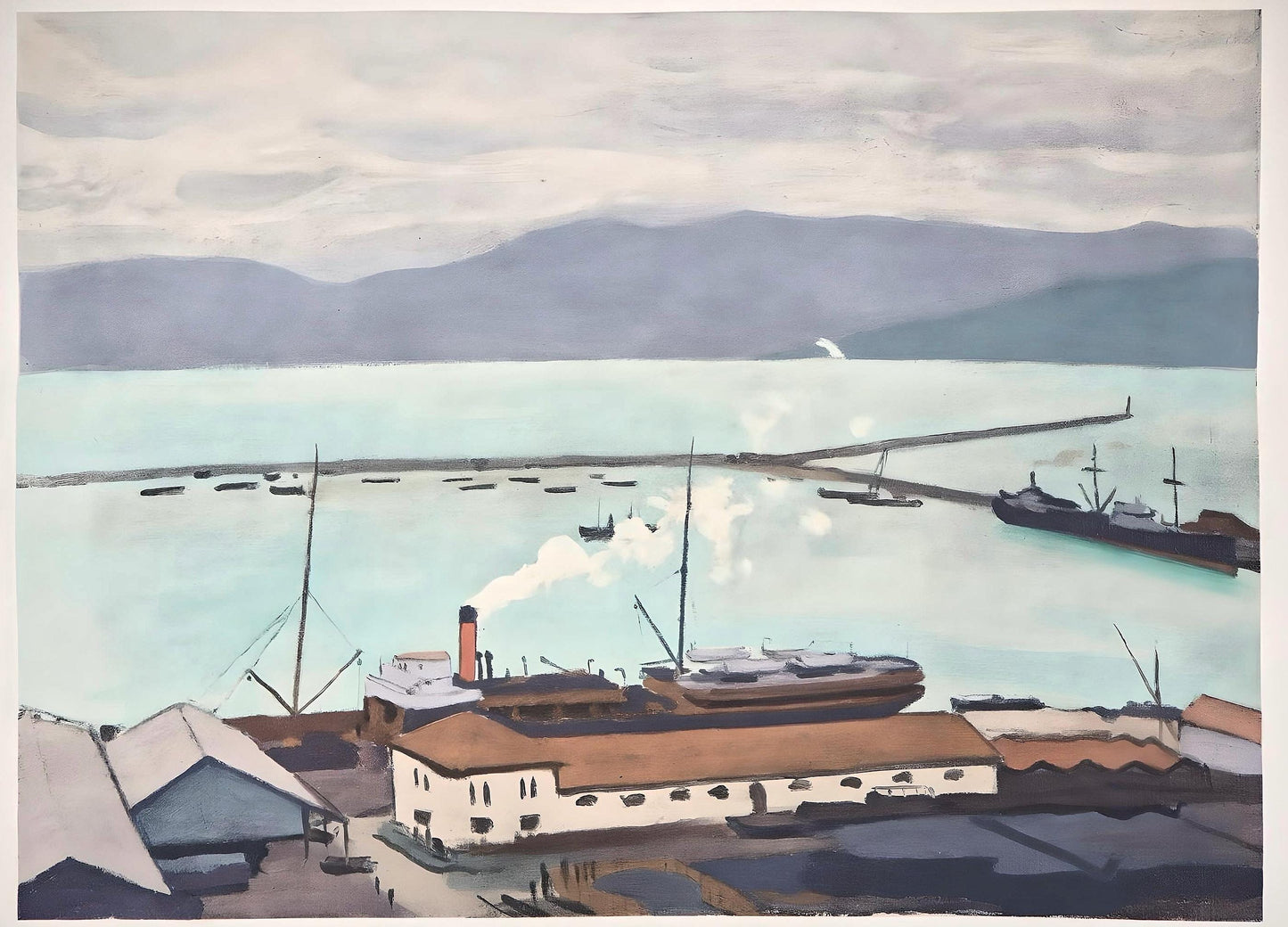 Albert Marquet, Composition, Prsence De Marquet, Lithograph