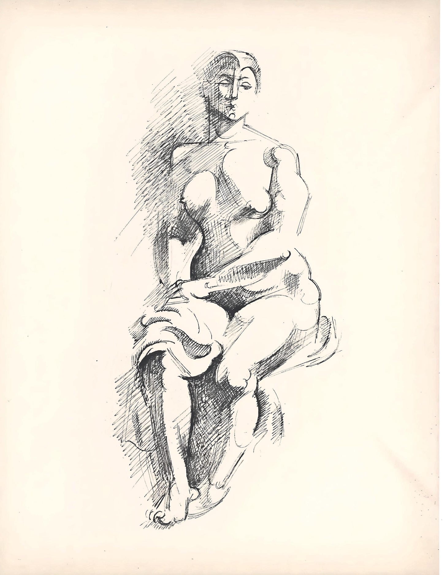 Andr Lhote, Composition, Loge De Andr Lhote, Lithograph