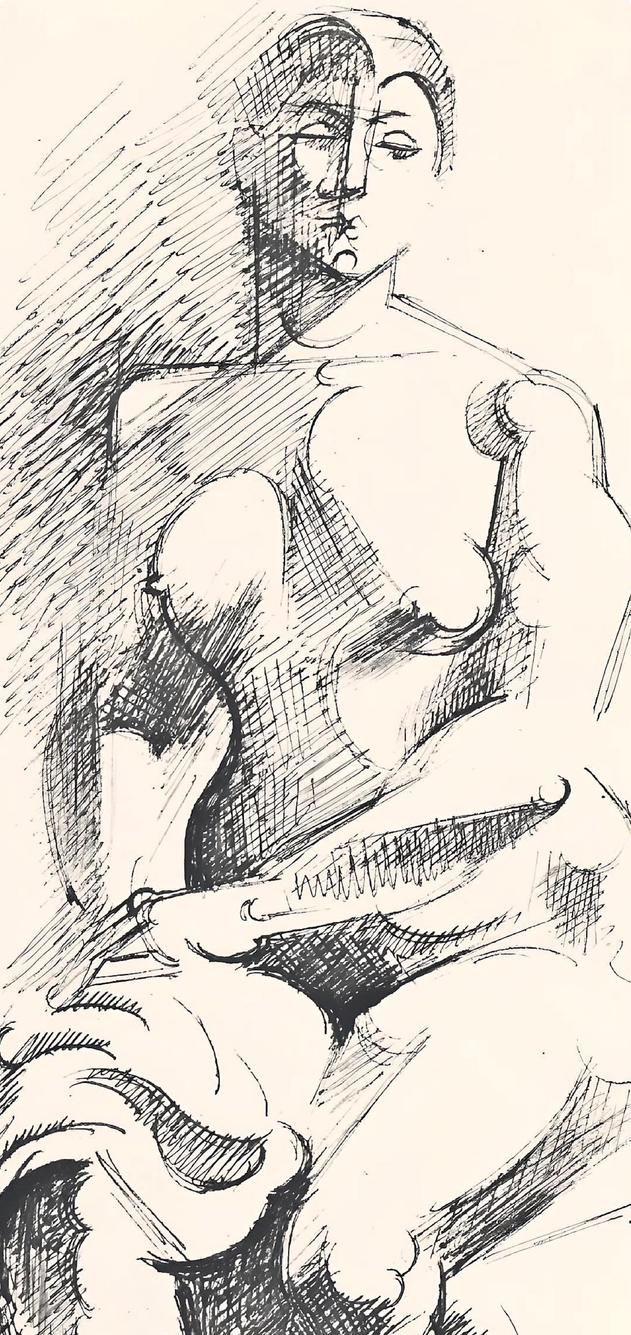 Andr Lhote, Composition, Loge De Andr Lhote, Lithograph