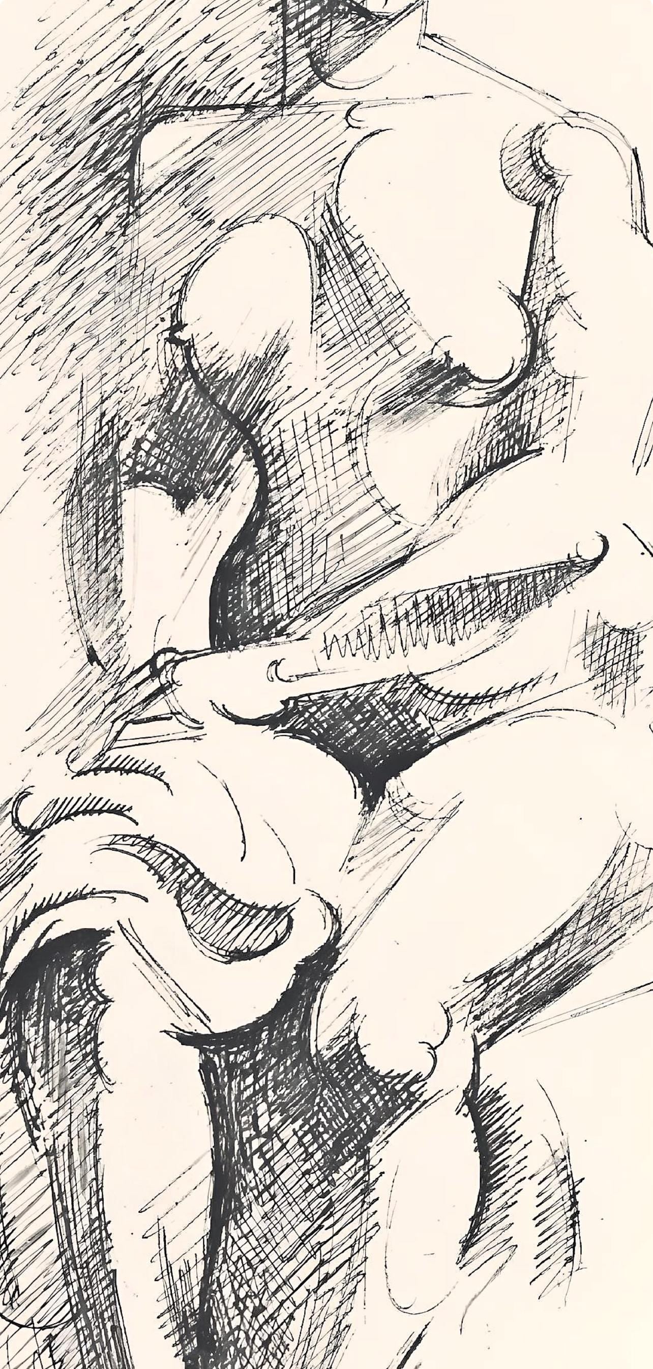 Andr Lhote, Composition, Loge De Andr Lhote, Lithograph