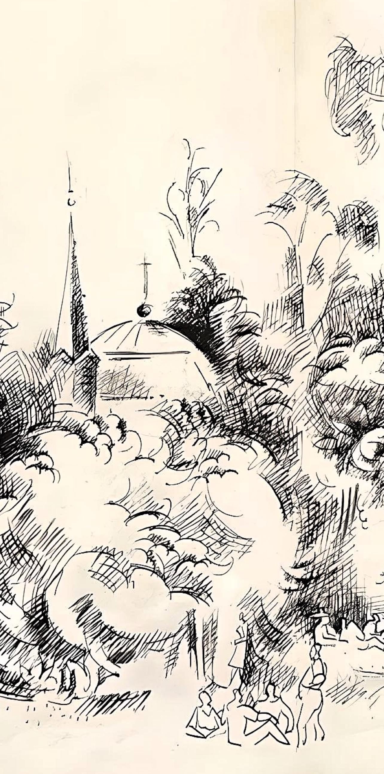 Andr Lhote, Composition, Loge De Andr Lhote, Lithograph