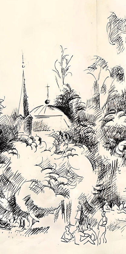 Andr Lhote, Composition, Loge De Andr Lhote, Lithograph