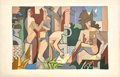 Andr Lhote, Composition, Loge De Andr Lhote, Lithograph