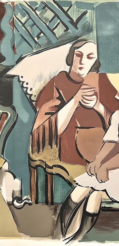 Andr Lhote, Composition, Loge De Andr Lhote, Lithograph