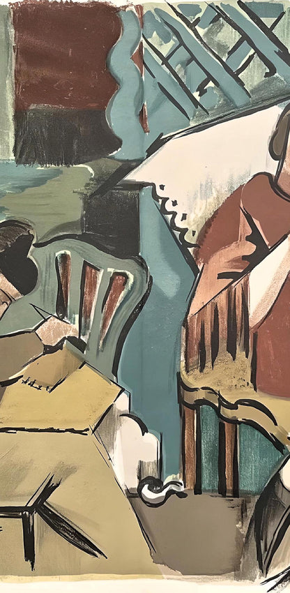 Andr Lhote, Composition, Loge De Andr Lhote, Lithograph