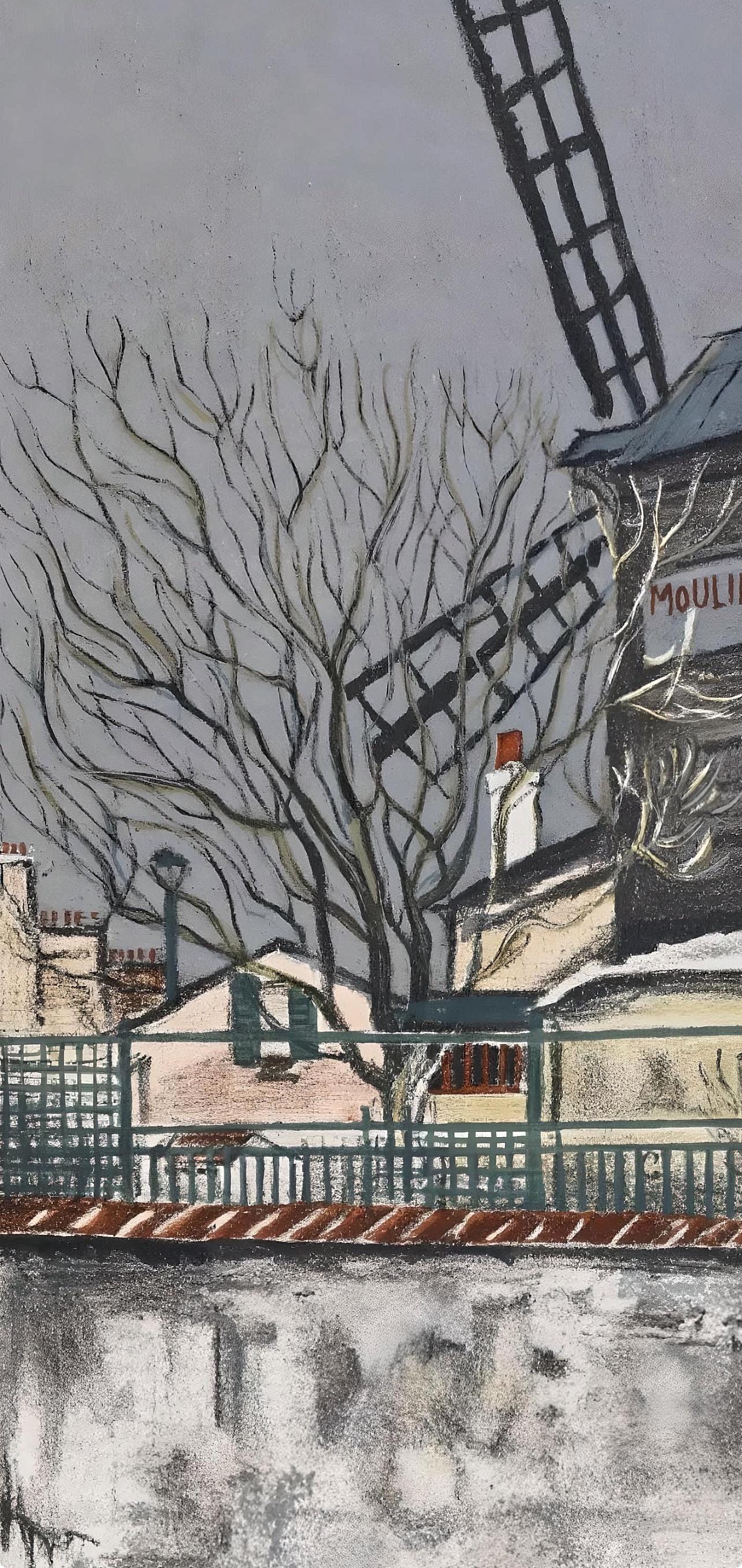 Maurice Utrillo, Composition, Loge De Maurice Utrillo, Lithograph