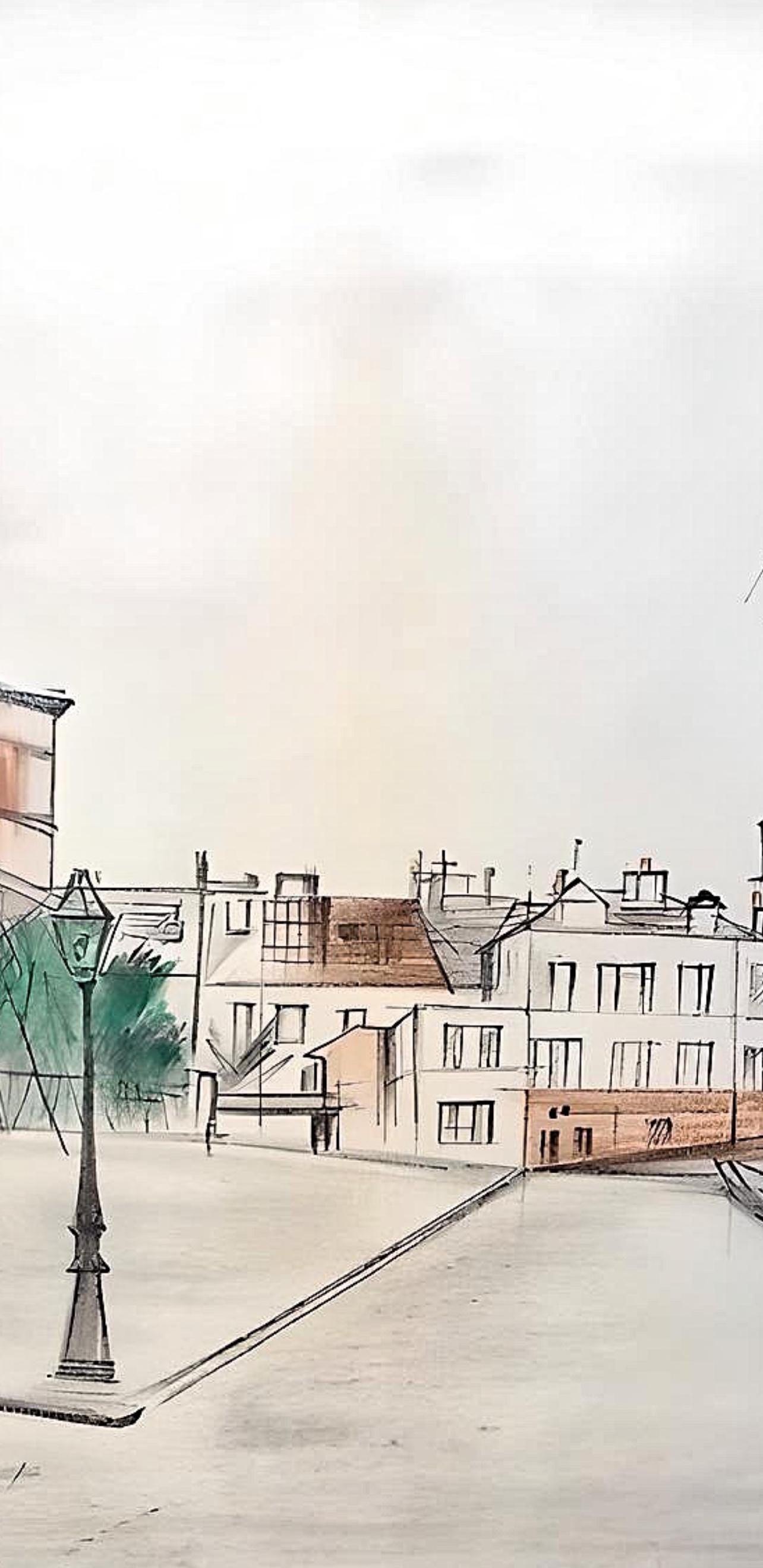 Maurice Utrillo, Composition, Loge De Maurice Utrillo, Lithograph