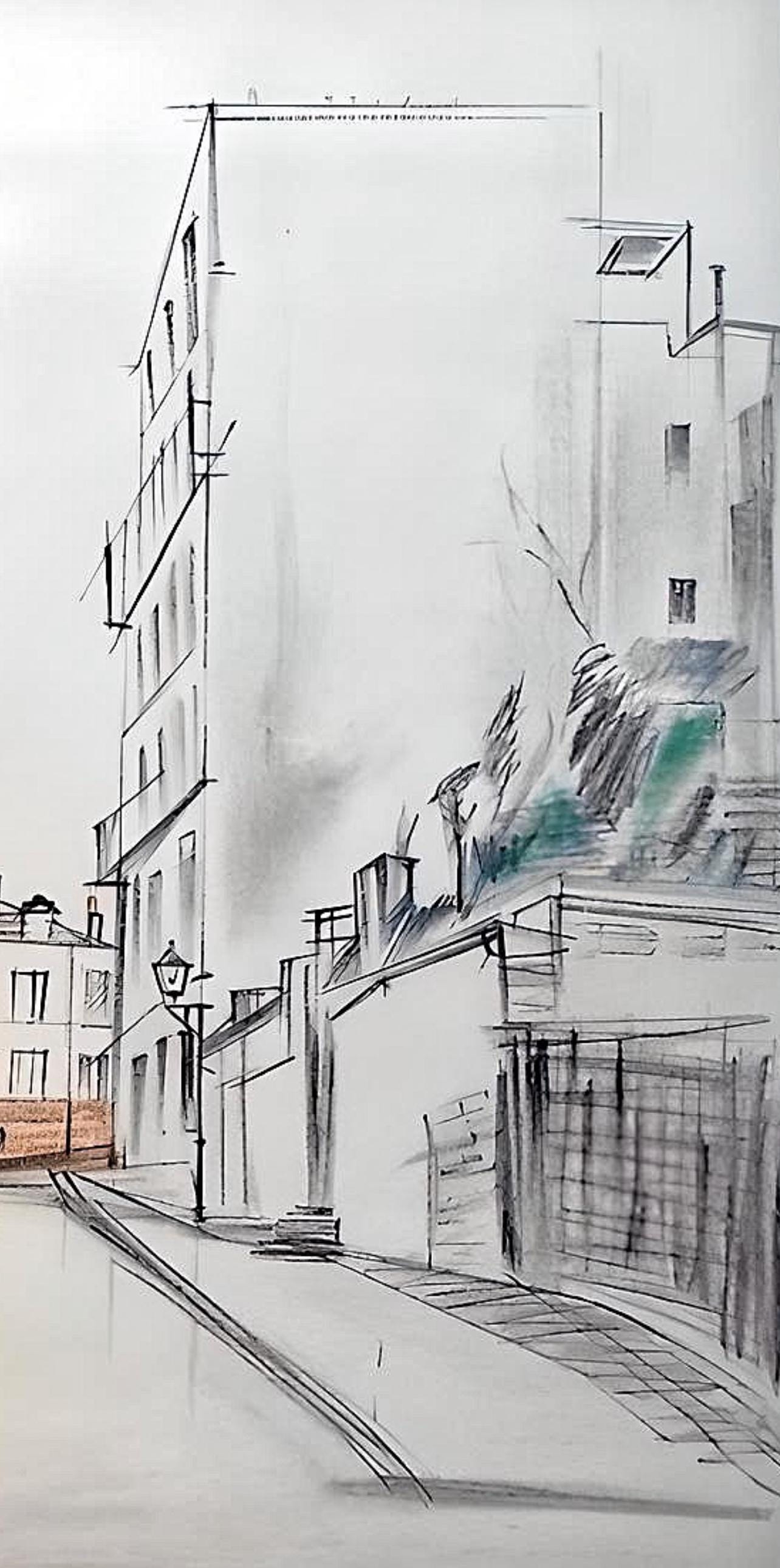 Maurice Utrillo, Composition, Loge De Maurice Utrillo, Lithograph