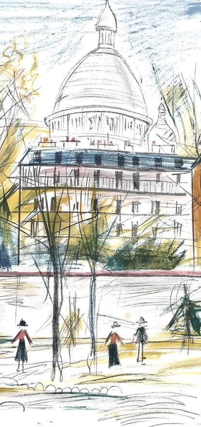 Maurice Utrillo, Composition, Loge De Maurice Utrillo, Lithograph