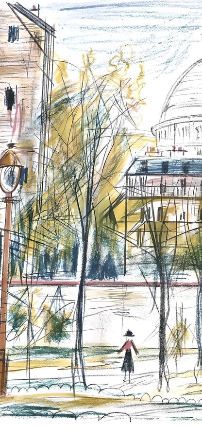 Maurice Utrillo, Composition, Loge De Maurice Utrillo, Lithograph