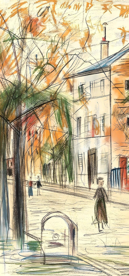 Maurice Utrillo, Composition, Loge De Maurice Utrillo, Lithograph