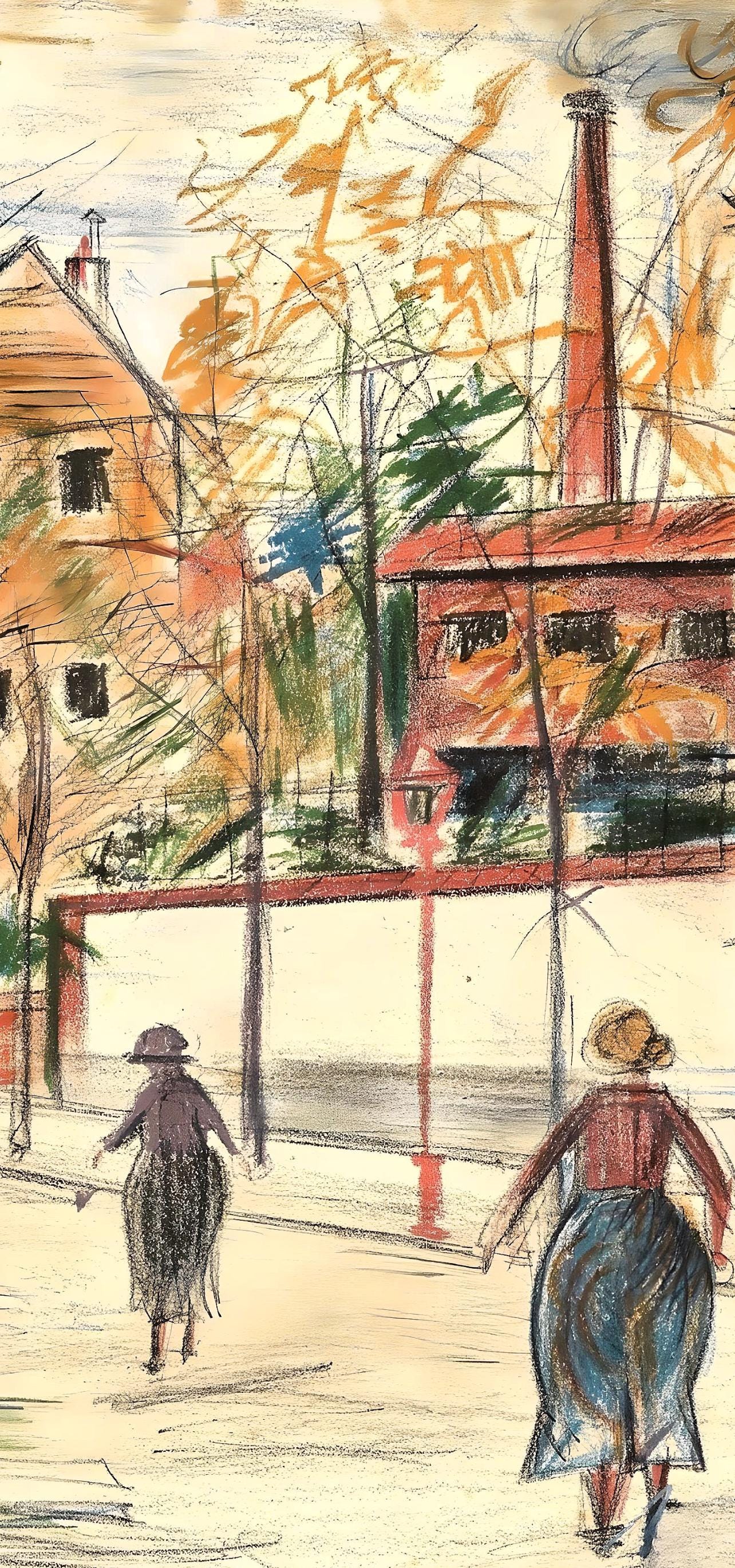 Maurice Utrillo, Composition, Loge De Maurice Utrillo, Lithograph