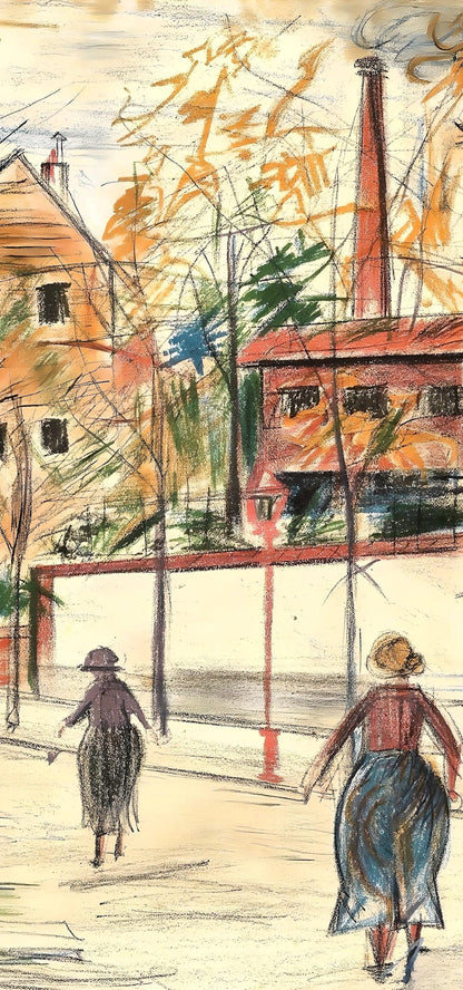 Maurice Utrillo, Composition, Loge De Maurice Utrillo, Lithograph