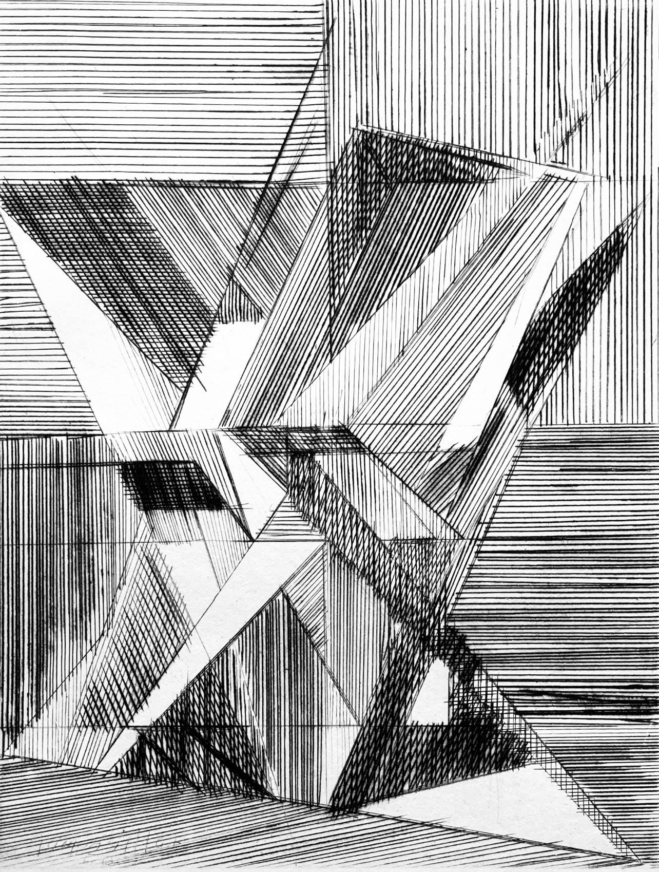 Jacques Villon, Composition, Loge De Jacques Villon, Etching