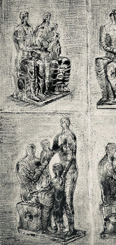 Henry Moore, Family Groups, The Drawings Of Henry Moore, Lithograph