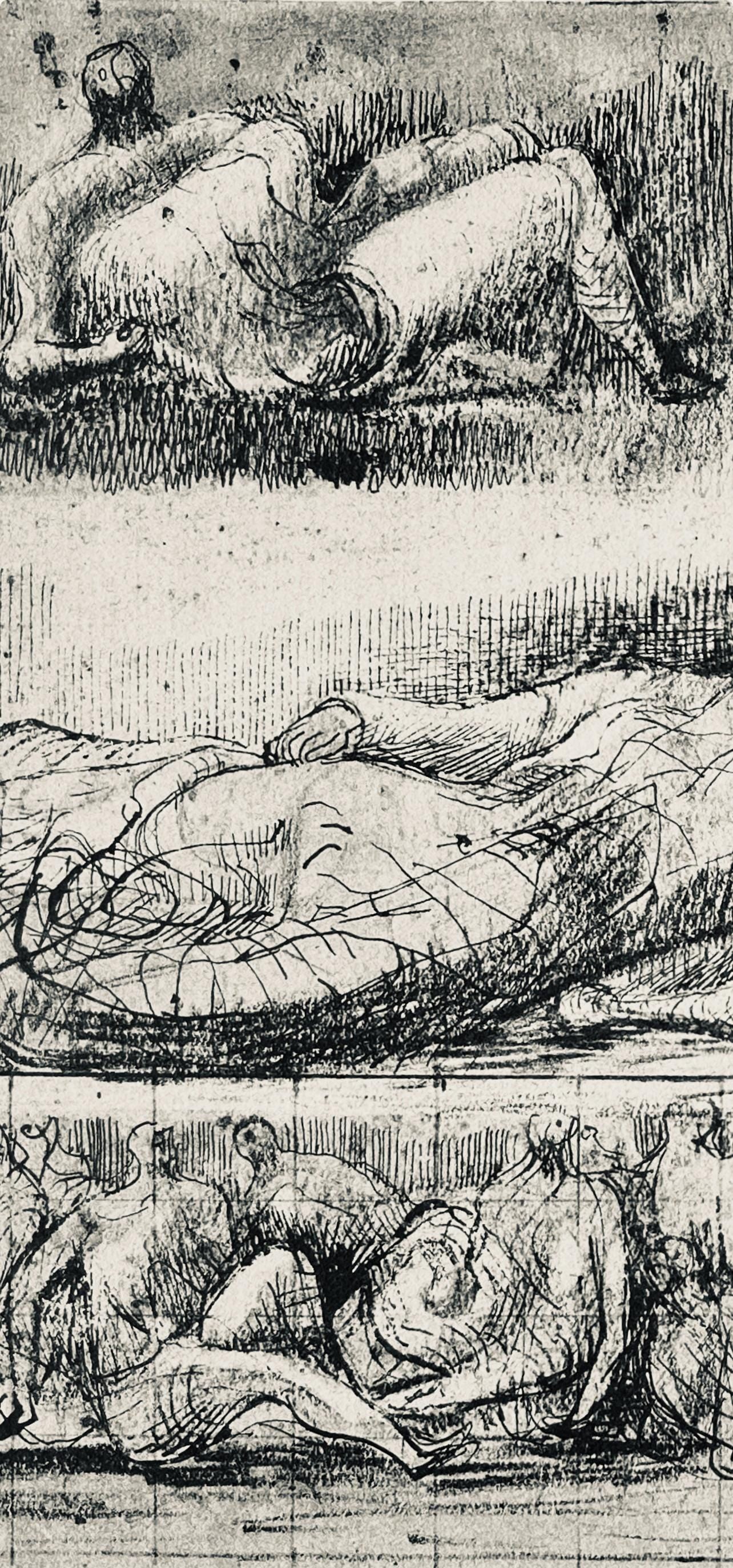 Henry Moore, Reclining Figures, The Drawings Of Henry Moore, Lithograph