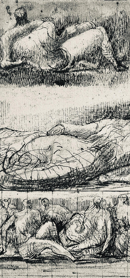 Henry Moore, Reclining Figures, The Drawings Of Henry Moore, Lithograph