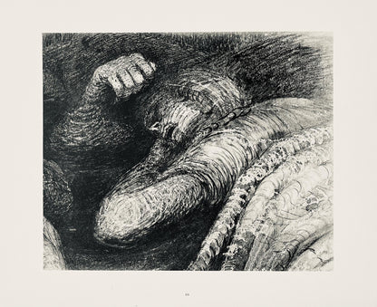 Henry Moore, Two Sleeping Shelterers (Detail), The Drawings Of Henry Moore, Lithograph
