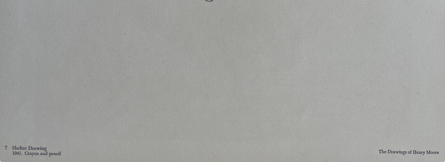 Henry Moore, Shelter Drawing, The Drawings Of Henry Moore, Lithograph