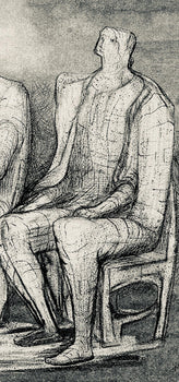 Henry Moore, Women Winding Wool, The Drawings Of Henry Moore, Lithograph
