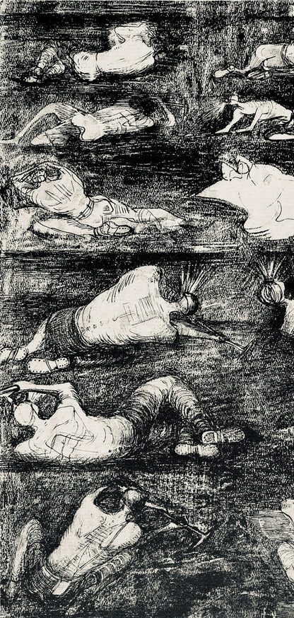 Henry Moore, Studies Of Miners At Work, The Drawings Of Henry Moore, Lithograph