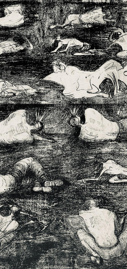 Henry Moore, Studies Of Miners At Work, The Drawings Of Henry Moore, Lithograph