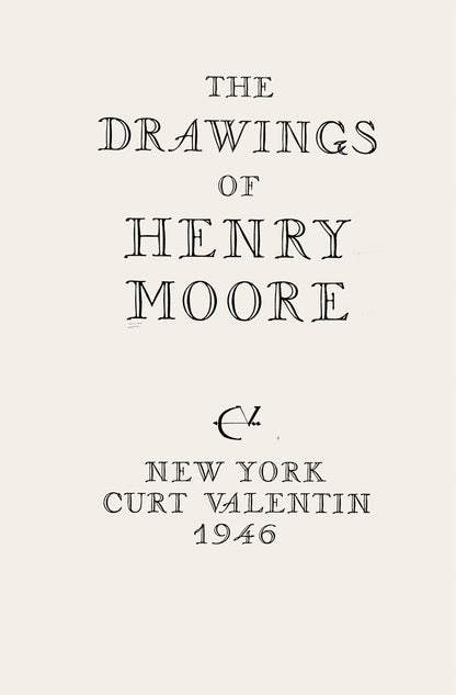 Henry Moore, Sketches For Sculpture, The Drawings Of Henry Moore, Lithograph