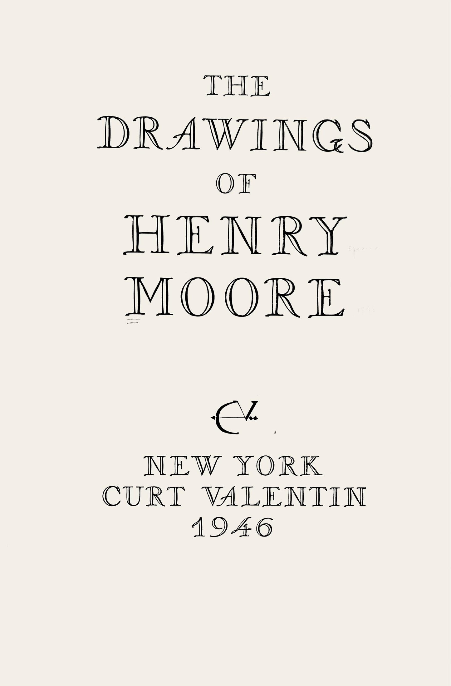 Henry Moore, Study For Northampton Madonna, The Drawings Of Henry Moore, Lithograph