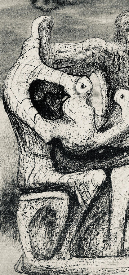 Henry Moore, Family Group, The Drawings Of Henry Moore, Lithograph